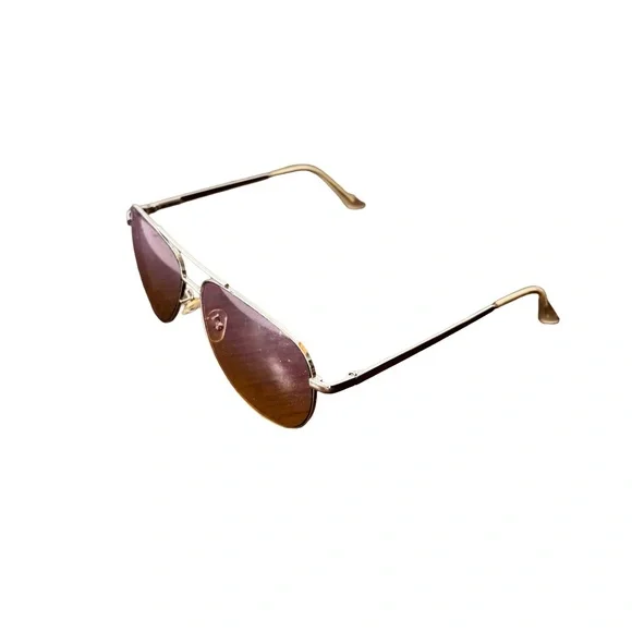 Aviator Sunglasses with Brown Croc Hard Case - Pink Gradient Lenses - Picture 6 of 6